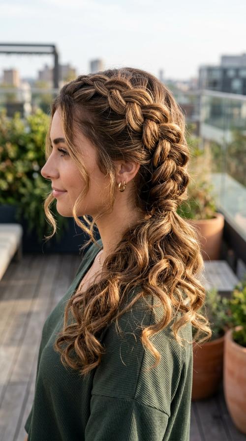 French Braid Side Braid