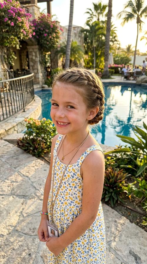 French Braid Tucked Under