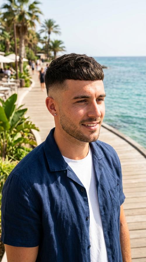French Crop with Skin Fade