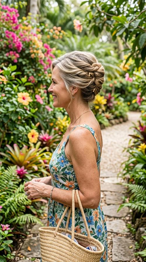 French Twist for Bob Length