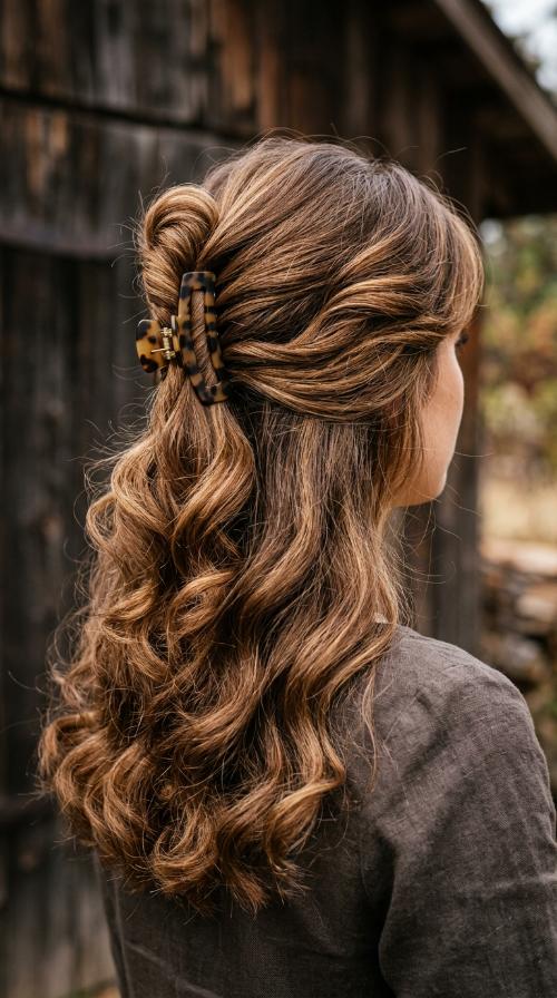 French Twist with Claw Clip