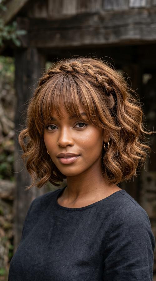 Fringe Bangs Bob