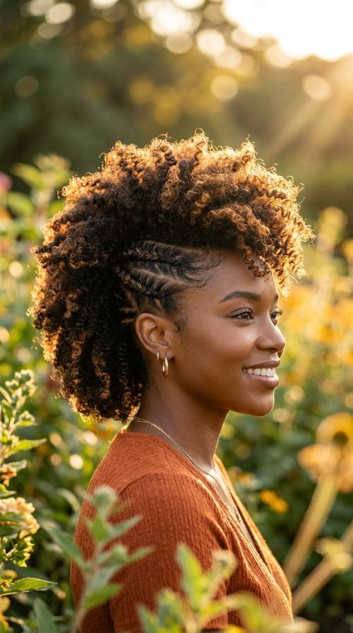 Fro-Hawk with Color Pop