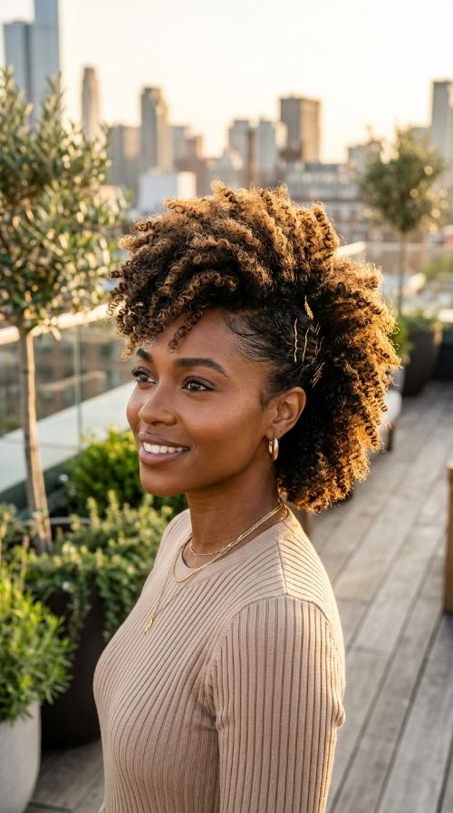 Frohawk with Pinned Sides