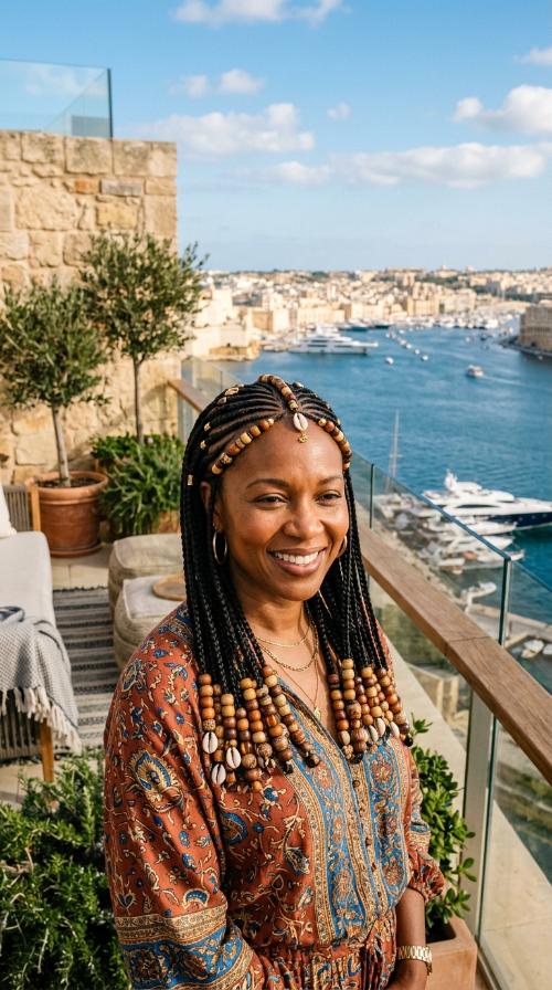 Fulani Braids with Beads