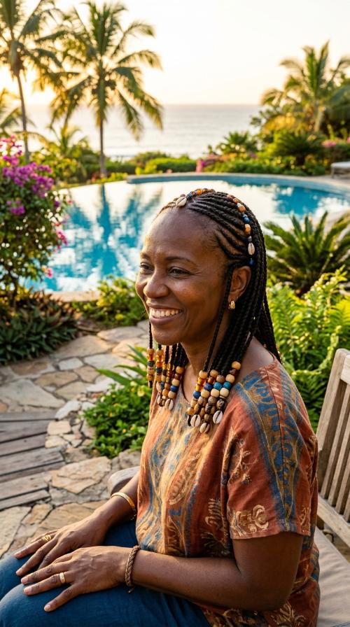 Fulani Braids with Beads
