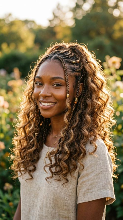 Fulani-Inspired Accent Braids