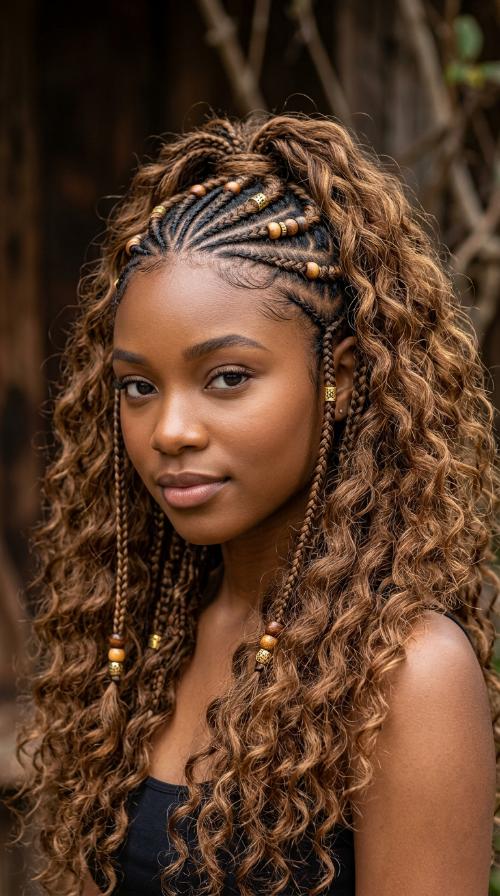 Fulani-Style School Braids