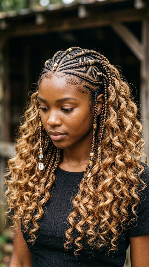 Fulani Style with Geometric Accents