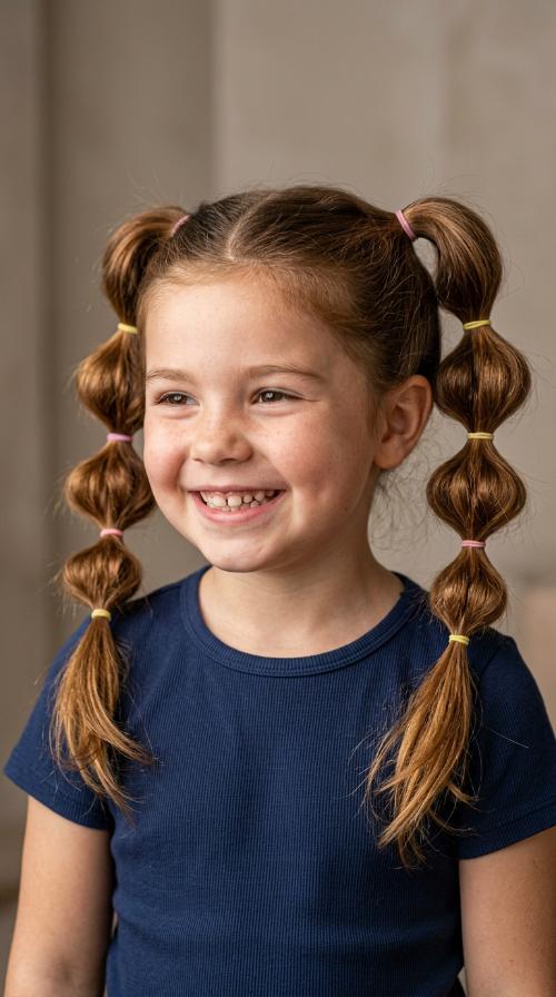 Fun Bubble Pigtails