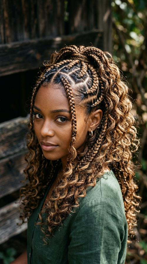 Geometric Hexagon Pattern Braids