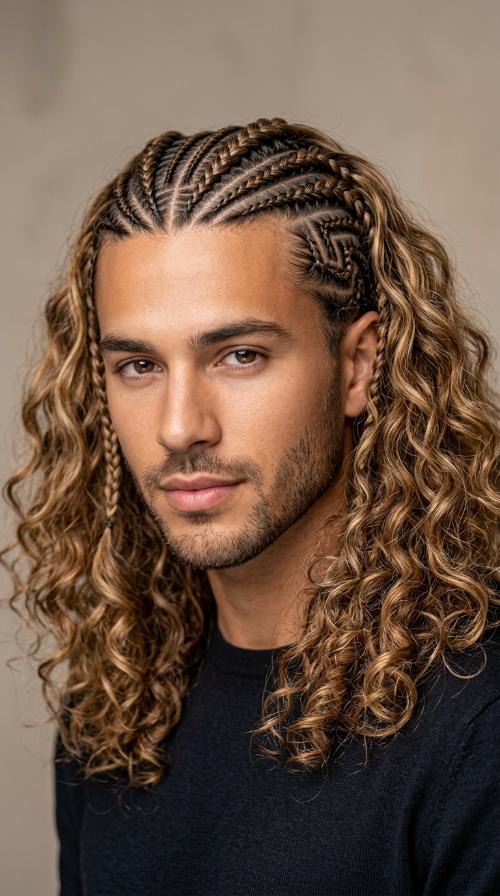 Geometric Maze Braids