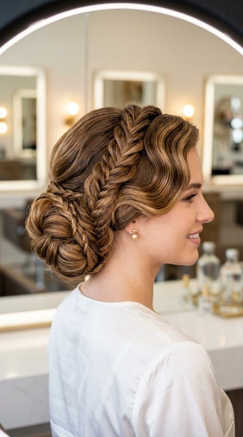 Glamorous Finger Wave Updo