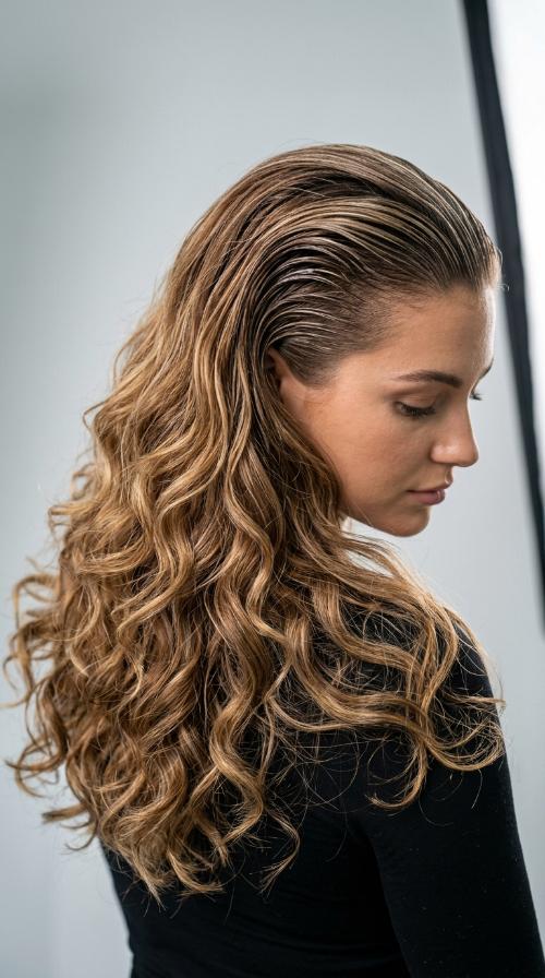 Glass Hair Slick Back