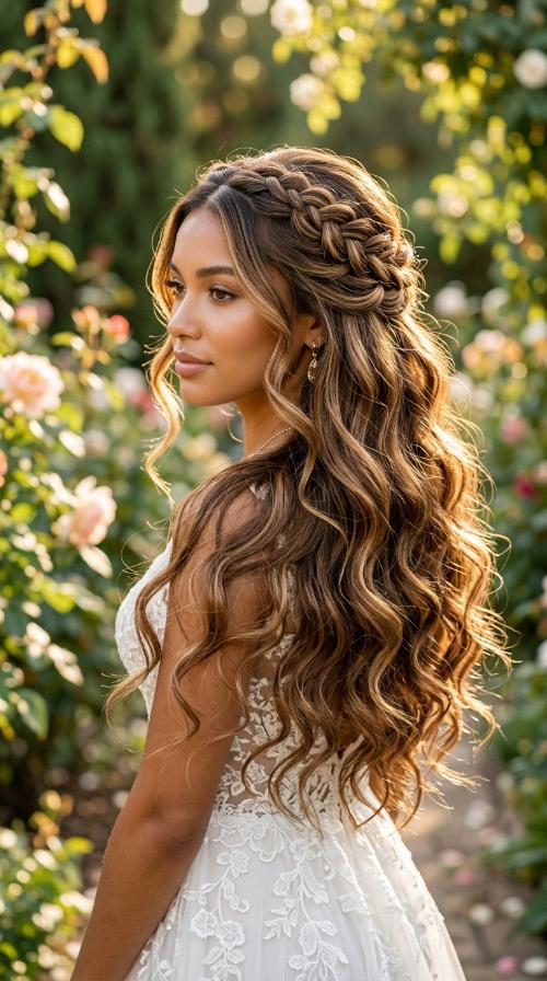 Glossy Straight and Center-Parted