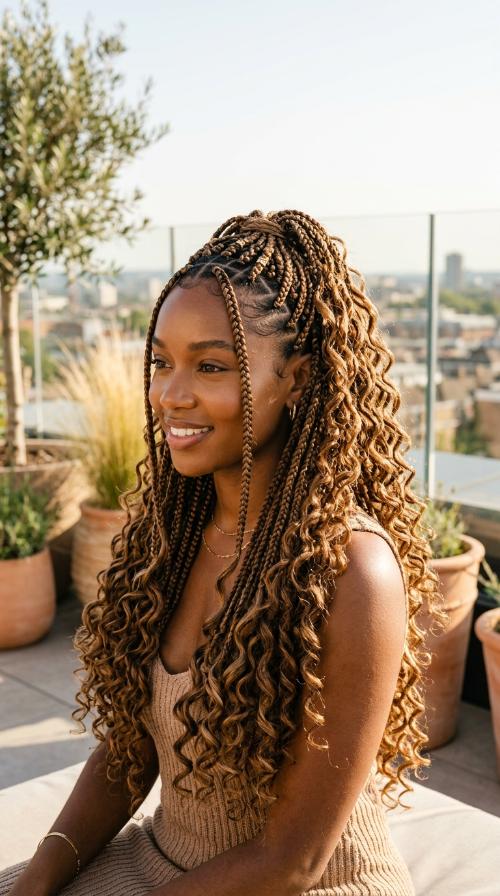 Goddess Box Braids