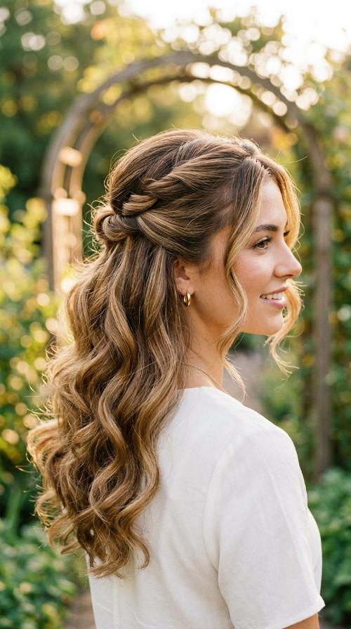 Half-Up Half-Down Twist