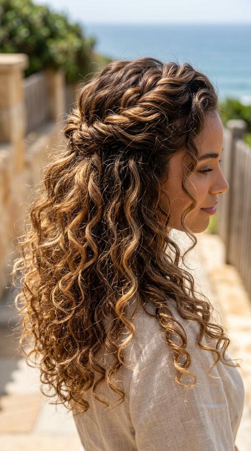 Half-Up Half-Down Twist