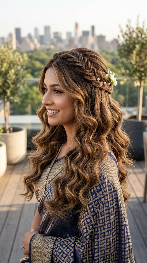 Half-Up Half-Down Waves