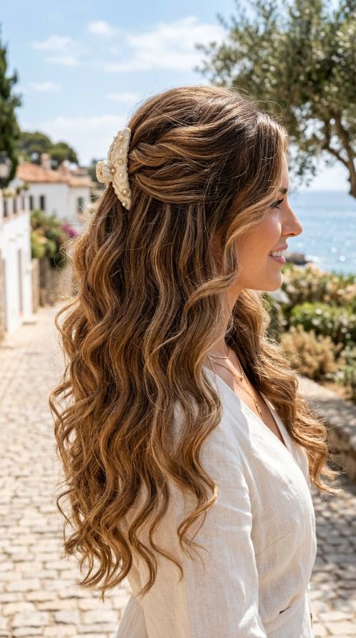 Half-Up Padded Clip Style