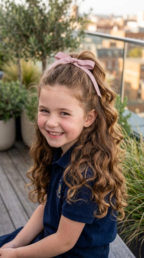 Half-Up Ribbon Pony