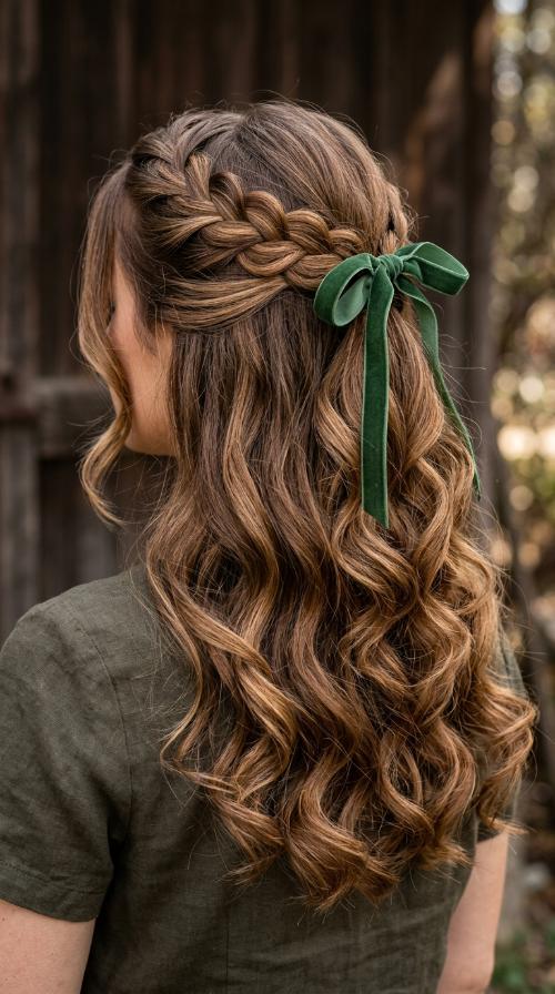 Half-Up Ribbon Style