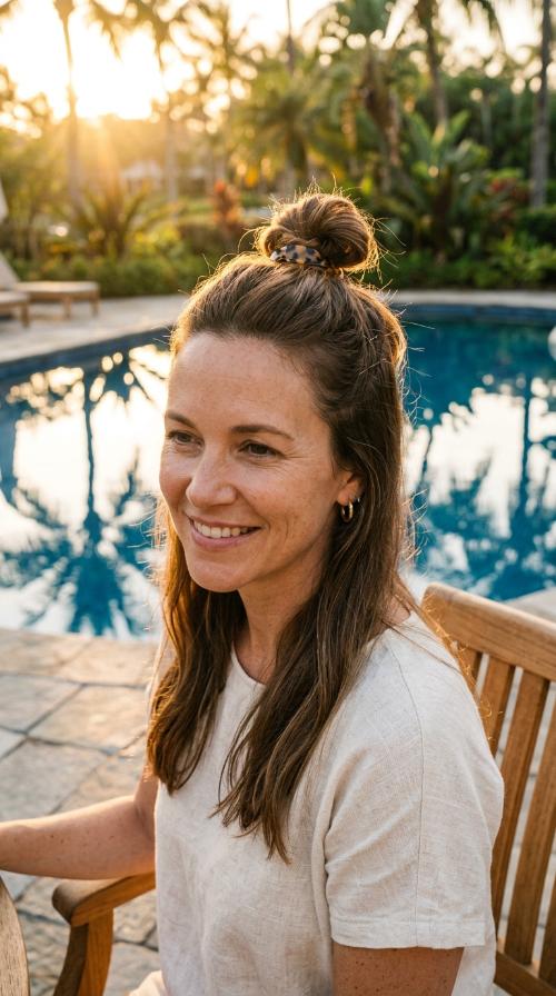 Half-Up Top Knot