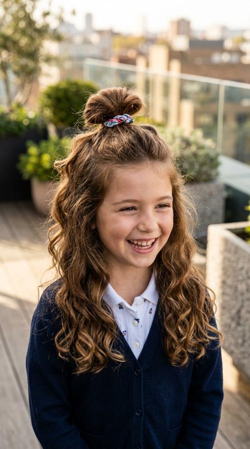 Half-Up Top Knot