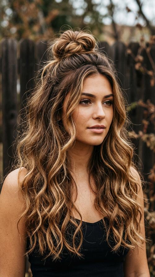 Half-Up Top Knot