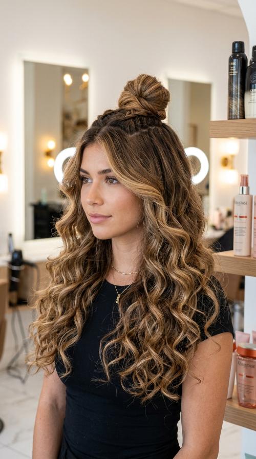 Half-Up Top Knot