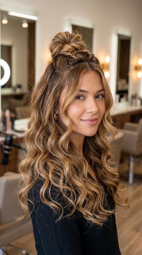 Half-Up Top Knot