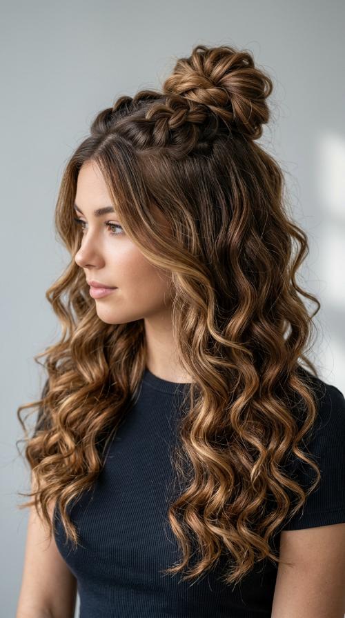 Half-Up Top Knot