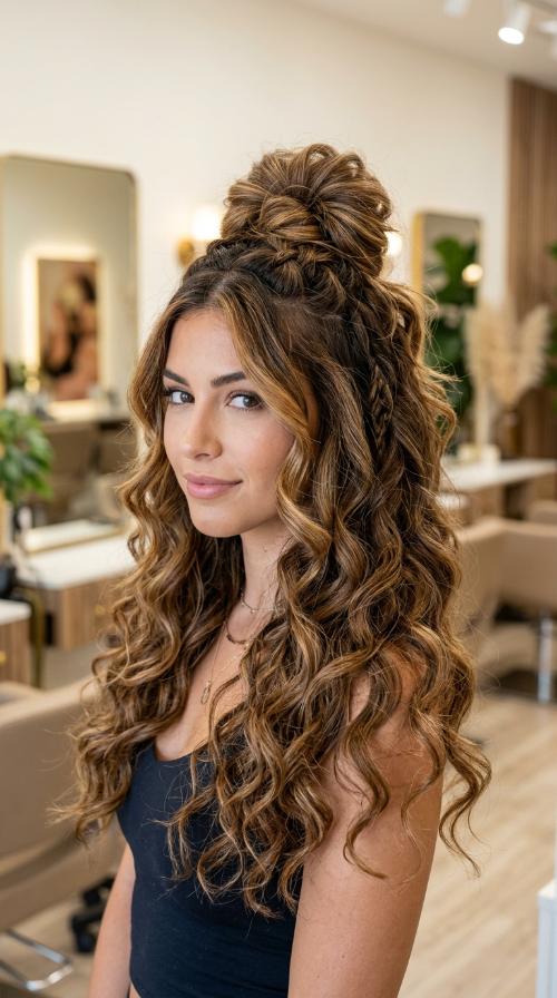 Half-Up Top Knot