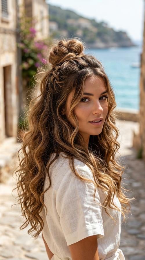 Half-Up Top Knot