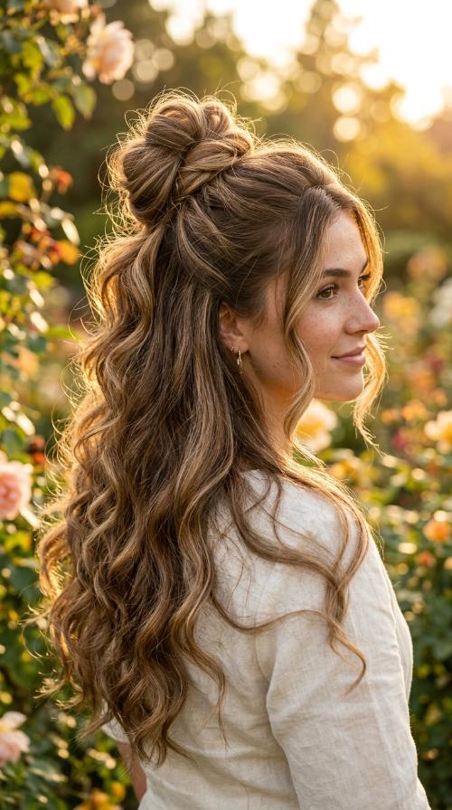 Half-Up Top Knot