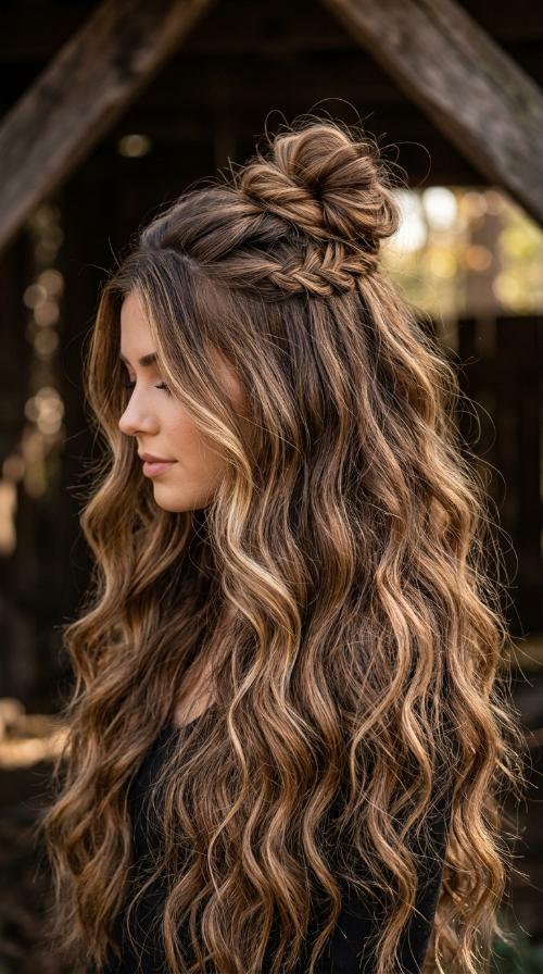 Half-Up Top Knot