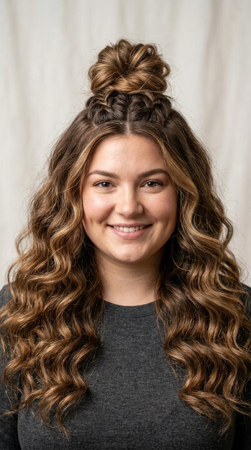 Half-Up Top Knot
