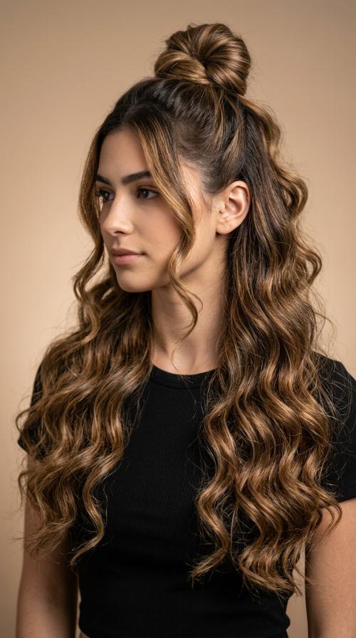 Half-Up Top Knot