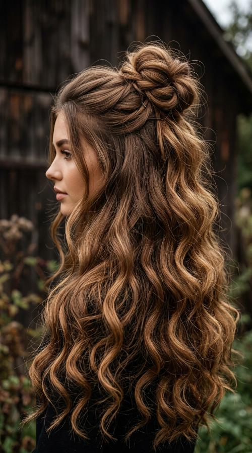Half-Up Top Knot