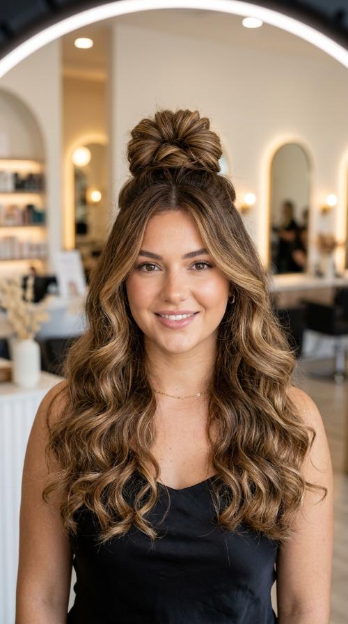 Half-Up Top Knot