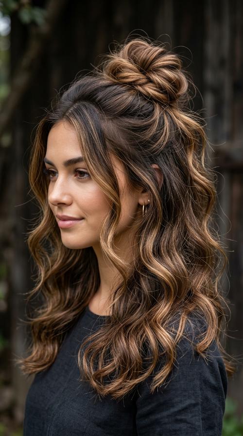 Half-Up Top Knot