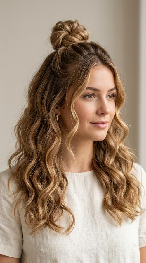 Half-Up Top Knot