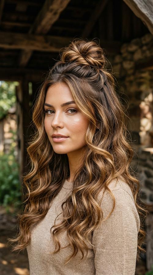 Half-Up Top Knot