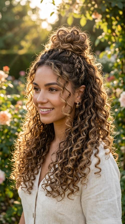Half-Up Top Knot