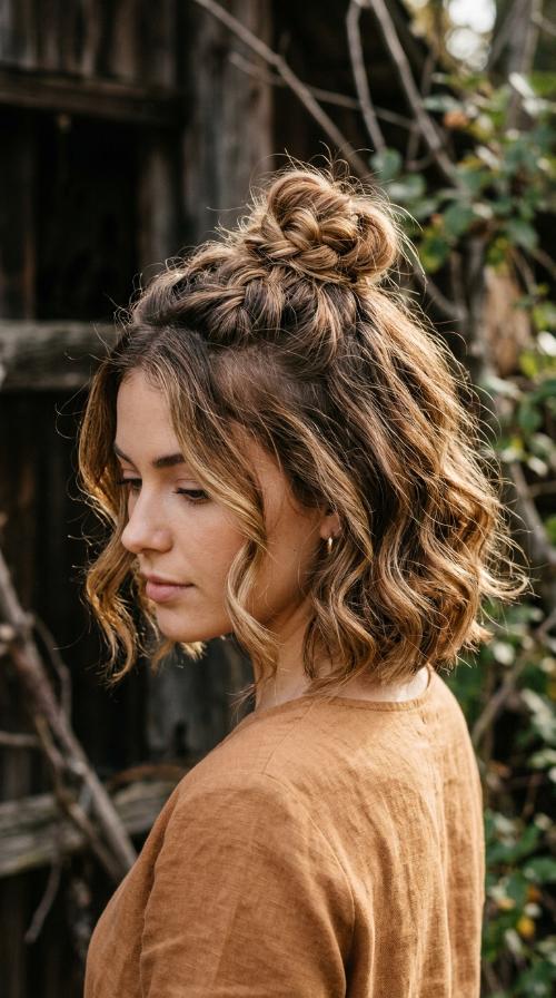 Half-Up Top Knot