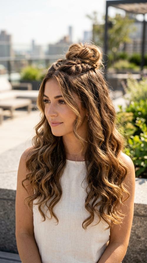 Half-Up Top Knot