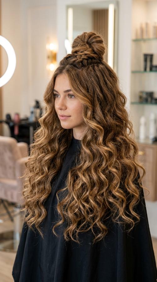 Half-Up Top Knot