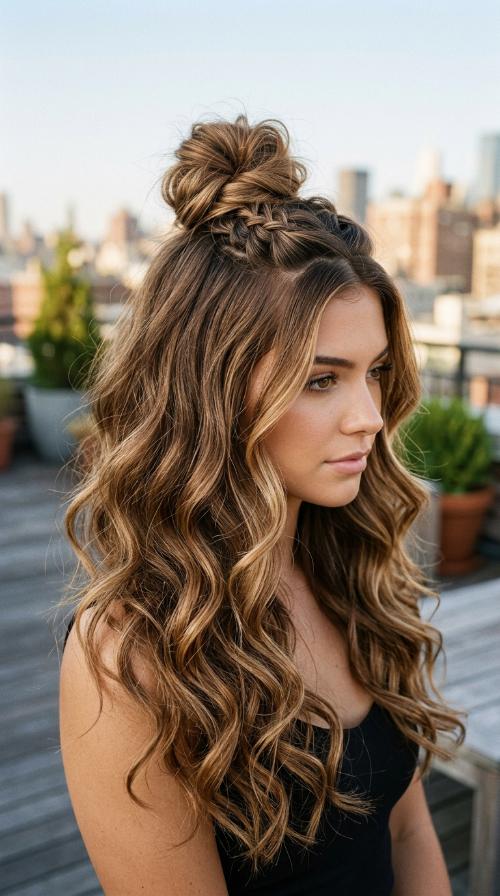 Half-Up Top Knot