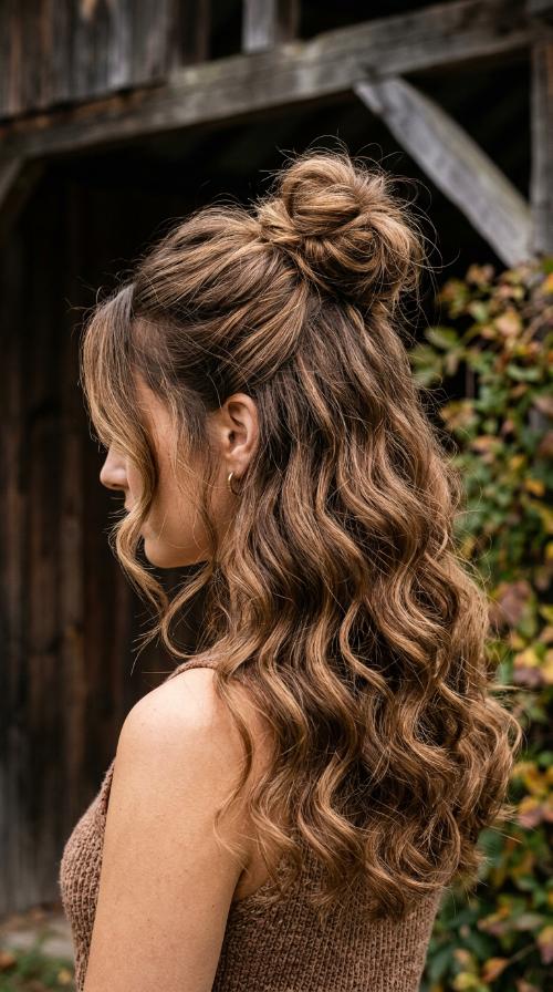 Half-Up Top Knot