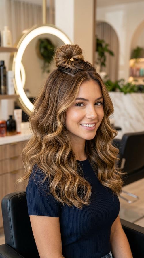 Half-Up Top Knot